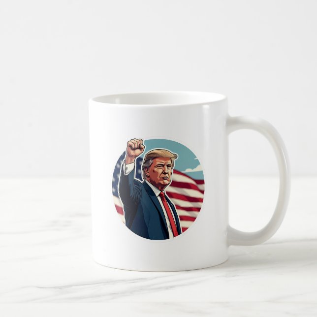 Caneca De Café Donald Trump 2024 (Direita)