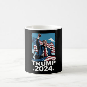 Caneca De Café Donald Trump 2024 Eleição EUA Bandeira Americana