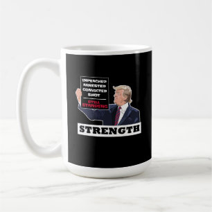 Caneca De Café Donald Trump 2024 Fortalecimento Presidencial