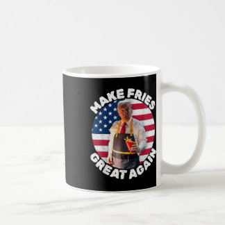 Caneca De Café Donald Trump 2024 Francês Fry - Make French Fries
