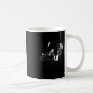 Caneca De Café Donald Trump 2024 Lendas Nunca Morrem Patriótica D