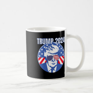 Caneca De Café Donald Trump 2024 Presidente Conservador Republica