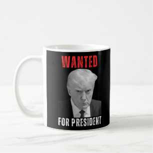 Caneca De Café Donald Trump 2024 Queria O Presidente