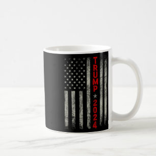 Caneca De Café Donald Trump 2024 Recupere a bandeira americana