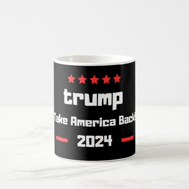 Caneca De Café Donald Trump 2024 Retire a Eleição Americana (Centro)