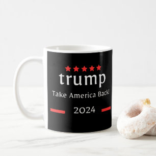 Caneca De Café Donald Trump 2024 Retire a Eleição Americana