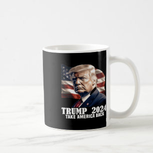 Caneca De Café Donald Trump 2024 Retome As Eleições Americanas -