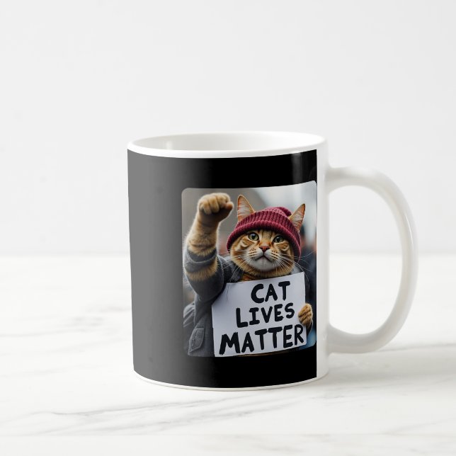 Caneca De Café Donald Trump 2025 Cats Live Problem (Direita)