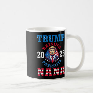 Caneca De Café Donald Trump 2025 Criando Patriotas Apoio Nana Avó
