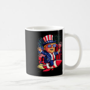 Caneca De Café Donald Trump 2025 Happy 4 De Julho Trump American
