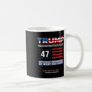 Caneca De Café Donald Trump 47.º Presidente 2025 Inauguração dos 