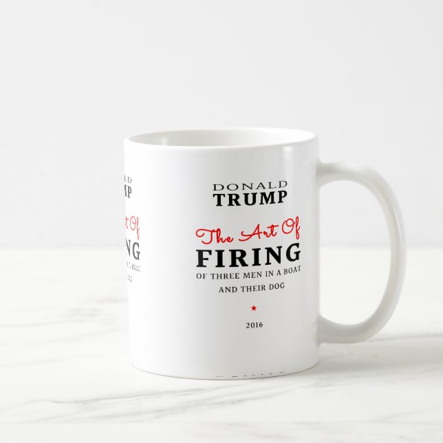 Caneca De Café Donald Trump - A Arte Do Arrancamento (Direita)