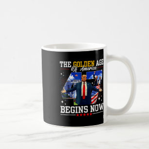 Caneca De Café Donald Trump A Idade Do Ouro Da América Começa Bem