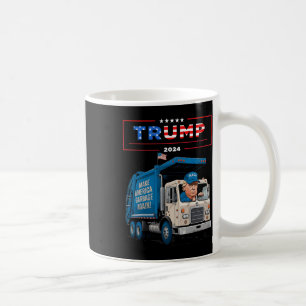 Caneca De Café Donald Trump anda em camisa de caminhão Garge Garg