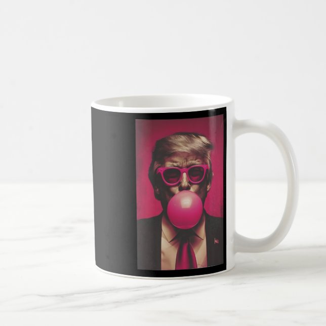 Caneca De Café Donald Trump Bubble Gum 2024 (Direita)