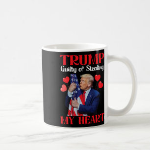 Caneca De Café Donald Trump Com Bandeira Dos EUA Trump Culpado De