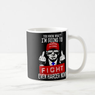 Caneca De Café Donald Trump Dedo Médio Desligando-se da Pro Repub