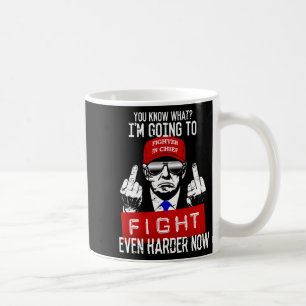 Caneca De Café Donald Trump Dedo Médio Desligando-se da Pro Repub