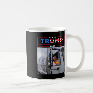 Caneca De Café Donald Trump Dirige No Lixo De Camisas De Lixo