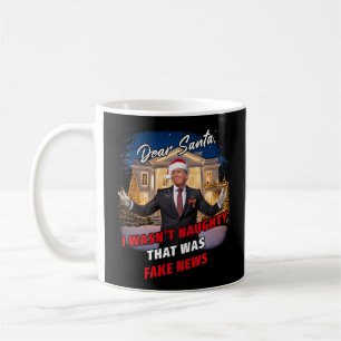 Caneca De Café Donald Trump Engraçado Piada, Caros Papais noeis, 