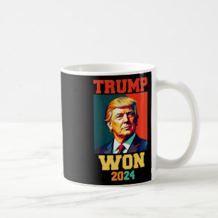 Caneca De Café Donald Trump Ganhou A Inauguração Eleitoral 2024 H