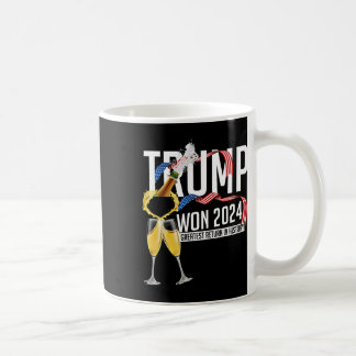 Caneca De Café Donald Trump Ganhou Inauguração da Eleição de 2024