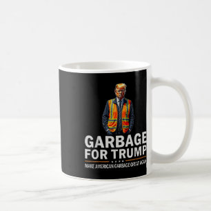 Caneca De Café Donald Trump Garbyge Laranja Colete de Segurança R