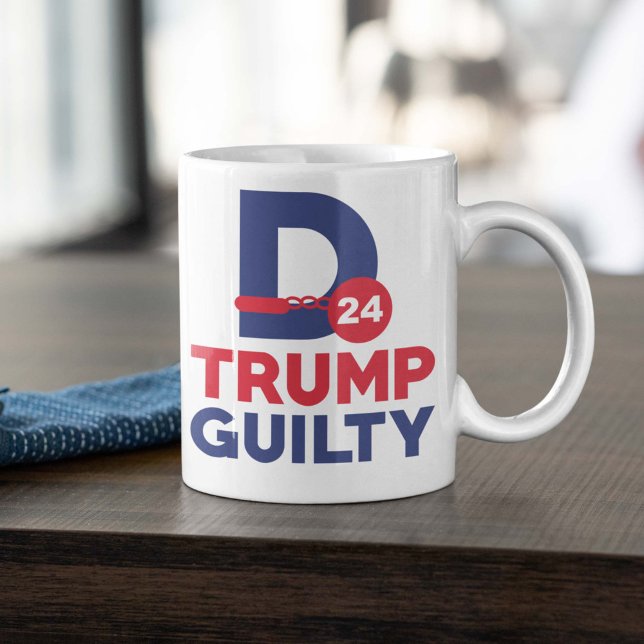 Caneca De Café Donald Trump Guilty (Criador carregado)
