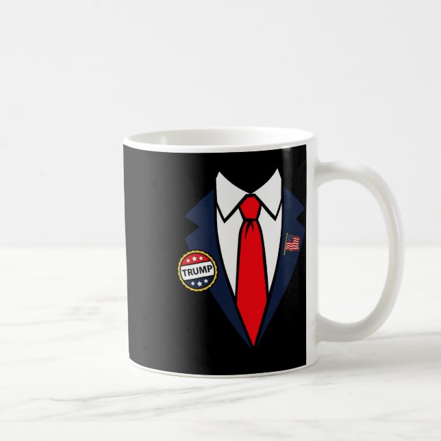 Caneca De Café Donald Trump Halloween Fácil Costume De Último Min (Direita)