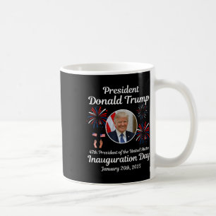 Caneca De Café Donald Trump Inauguration Day 2025 47th U.A. Presi
