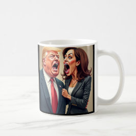 Caneca De Café Donald Trump Kamala harris