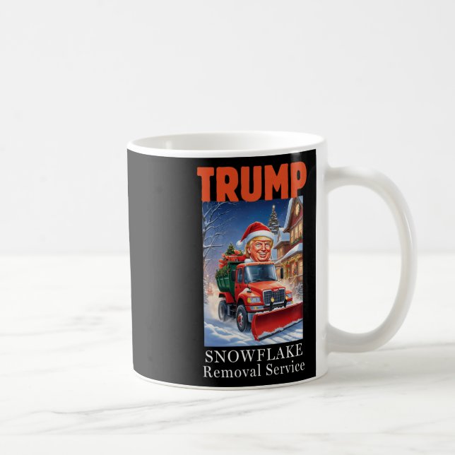 Caneca De Café Donald Trump Natal Engraçado Remoção do Floco de N (Direita)