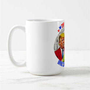 CANECA DE CAFÉ DONALD TRUMP - O PRESIDENTE QUE SALVOU O NATAL