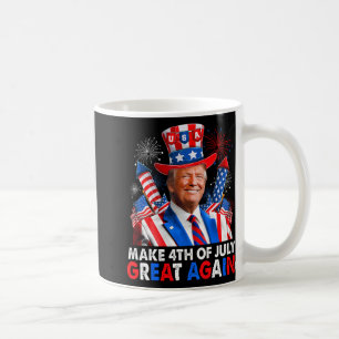 Caneca De Café Donald Trump Patriótico Serviço De Fogo Torna 4 De