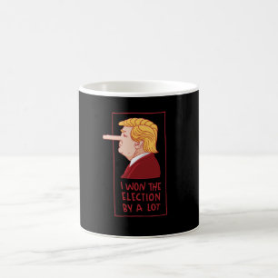 Caneca De Café Donald Trump Pinocchio Funny Melhor Presente