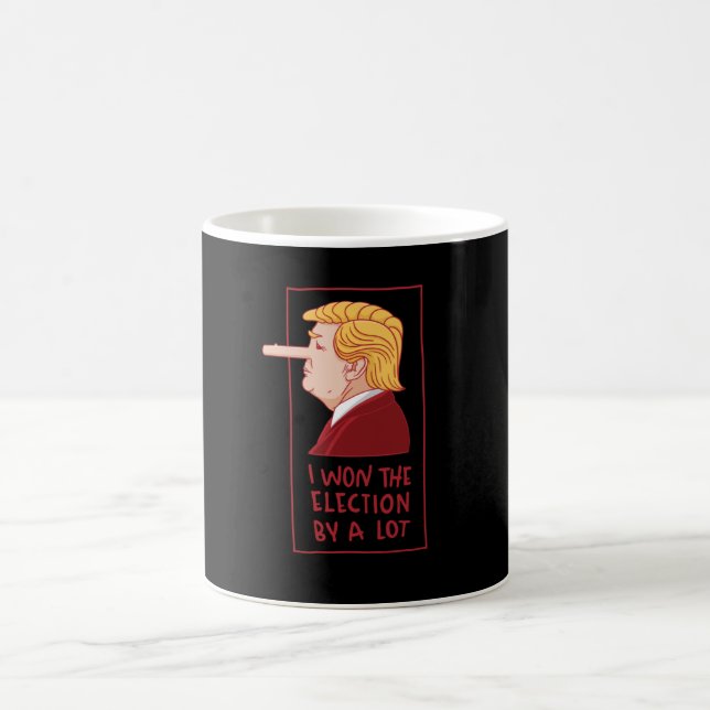 Caneca De Café Donald Trump Pinocchio Funny Melhor Presente (Centro)
