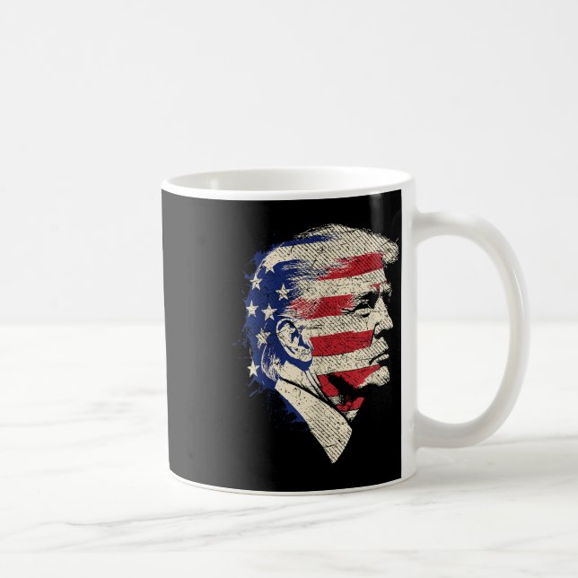 Caneca De Café Donald Trump Portrait (Direita)