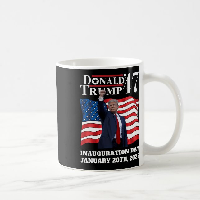 Caneca De Café Donald Trump Presidente Inauguração Dia 2025 Victo (Direita)