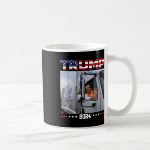 Caneca De Café Donald Trump Roda Caminhão de Lixo - Caminhão de L