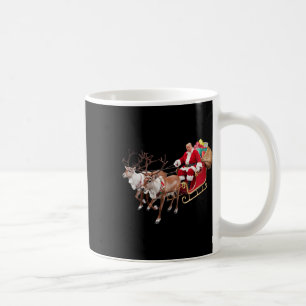 Caneca De Café Donald Trump Santa Claus Sleigh Natal Usa