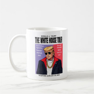 Caneca De Café Donald Trump: Tour pela Casa Branca, Estilo 2