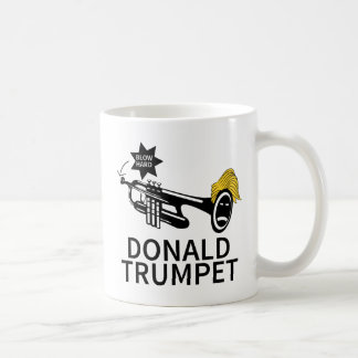 Caneca De Café Donald Trump Trumpet Engraçado