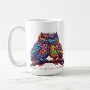 Caneca De Café Donas Coloridas-Adoráveis-Dias de os namorados-Pre