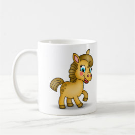 Caneca De Café Donkey Cartoon funny and Cute