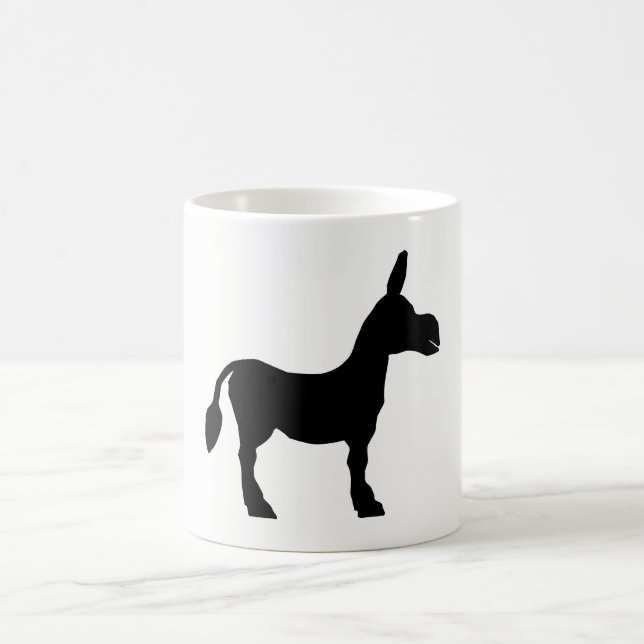 Caneca De Café Donkey Silhouette (Centro)