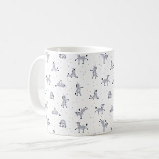 Caneca De Café Donkeys fazendo ioga