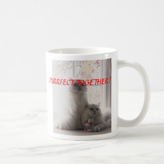Caneca De Café donnyandphoebevalentine, PURRFECT JUNTO! , KI…