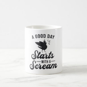 Caneca De Café Dono da Cockatiel Um Bom Dia Um Pássaro Cockatiel