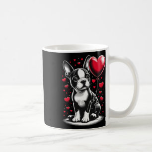 Caneca De Café Dono de cachorro Boston Terrier no Dia dos Namorad