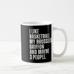 Caneca De Café Dono de cachorro Brussels Griffon amante de Sketll